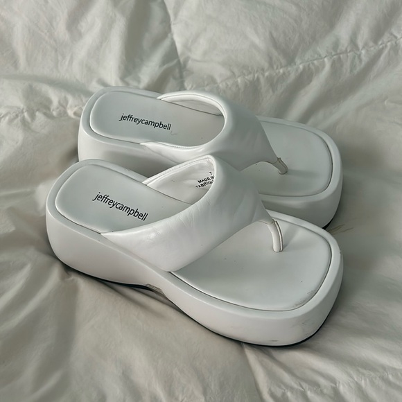 Jeffrey Campbell Shoes - Jeffery Campbell platform flip flops